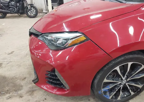 2018 Toyota Corolla Se from USA, damaged, VIN 5YFBURHE2JP828155